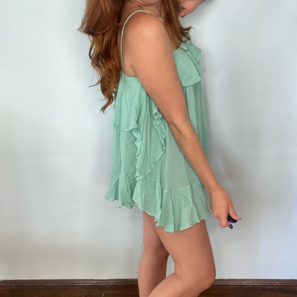 FREE PEOPLE Intimately mint green cover up